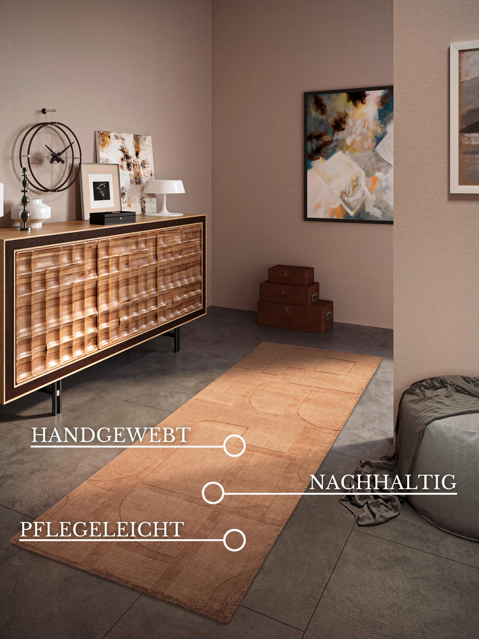 LÄUFER 80/250 cm Kollektion 1906  - Beige, Basics, Textil (80/250cm) - Villeroy & Boch