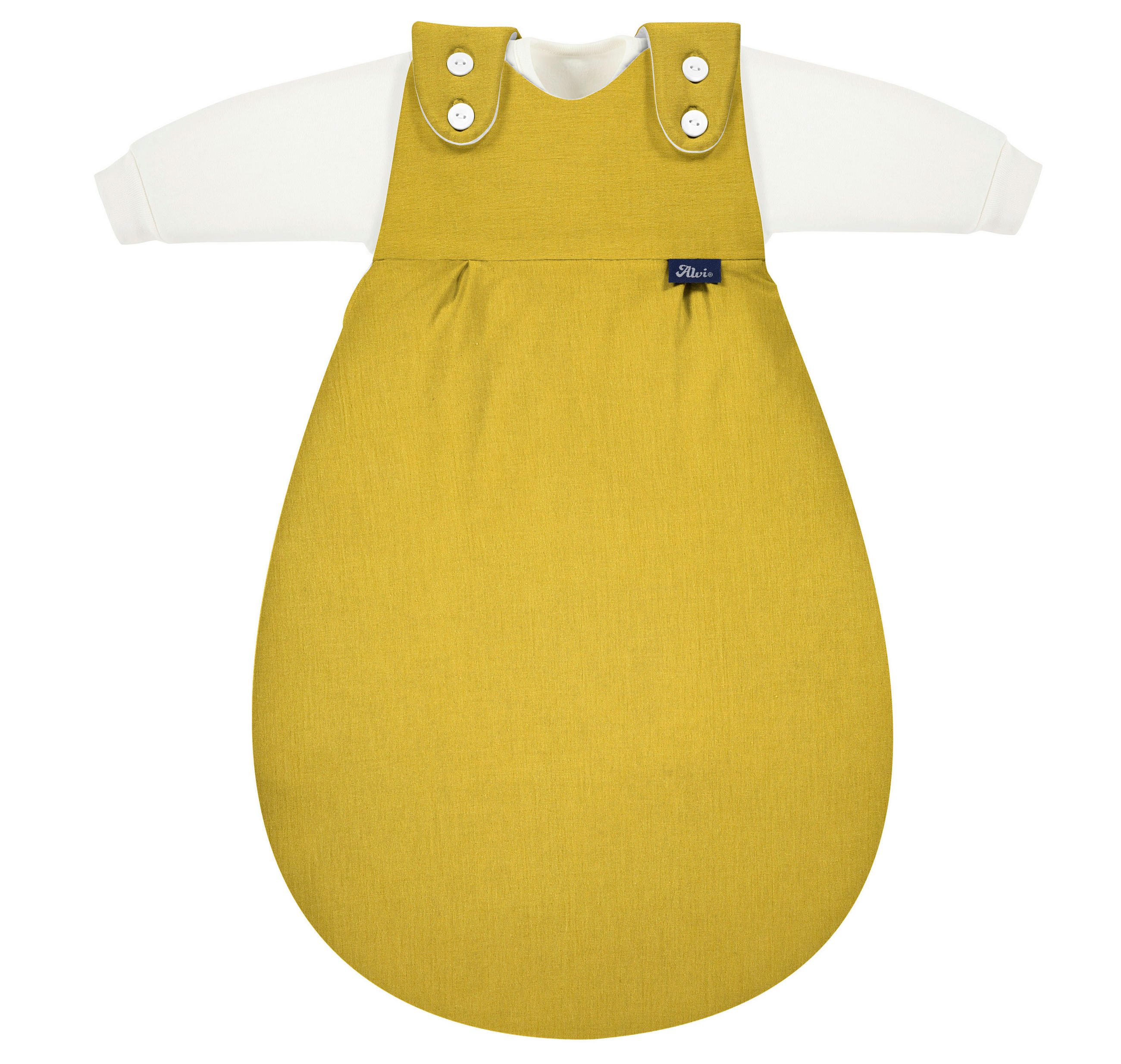 BABYSCHLAFSACKSET Apple    50/56   - Gelb, Basics, Textil (50/56null) - Alvi