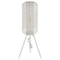 STEHLEUCHTE 30/110 cm    - Creme, Design, Metall (30/110cm) - Globo