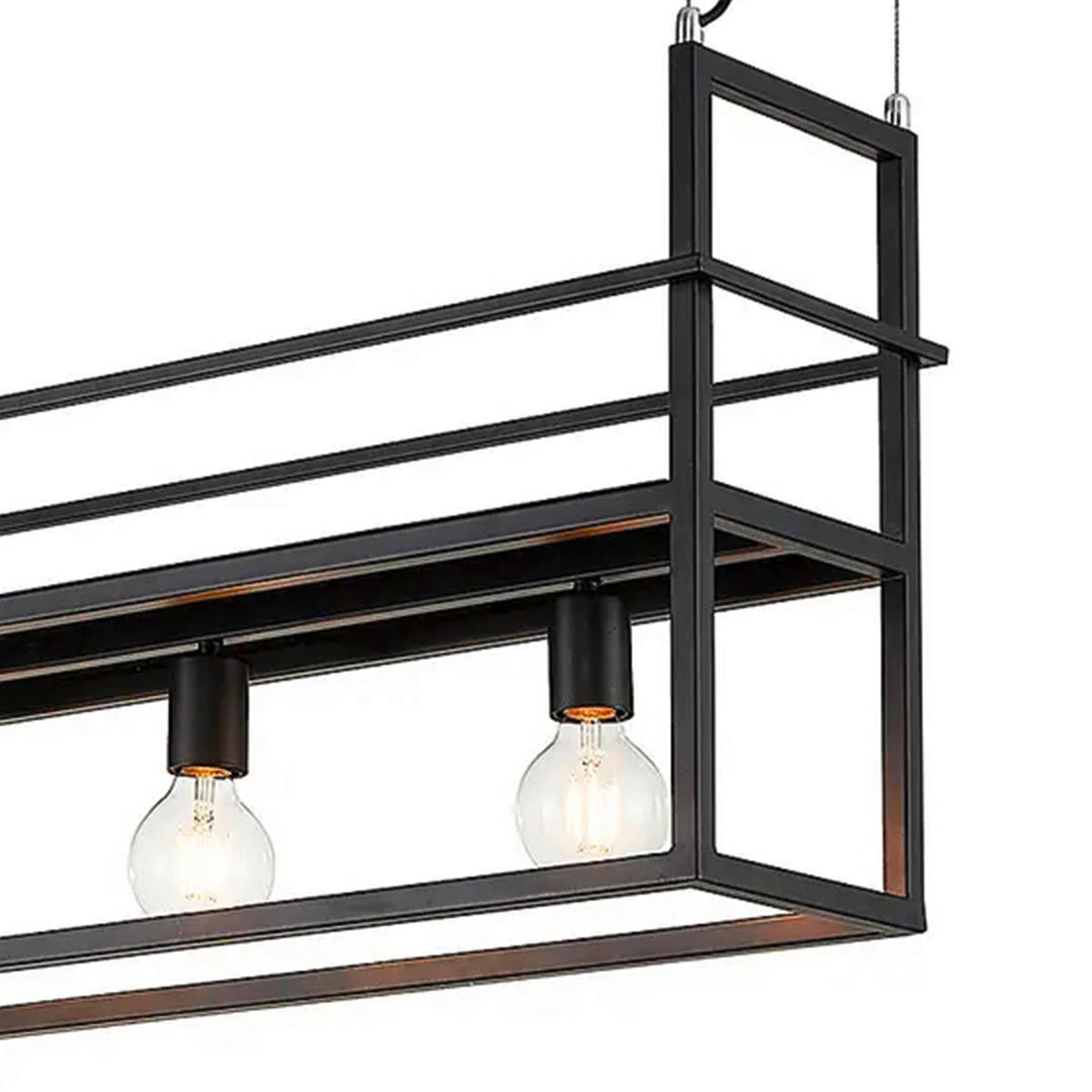 HÄNGELEUCHTE 100/20/160 cm  - Schwarz, Basics, Metall (100/20/160cm)