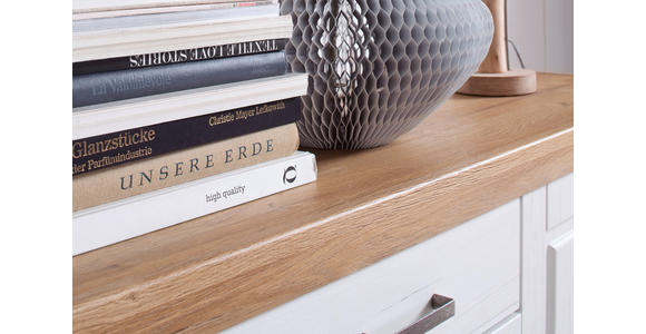 SIDEBOARD Brixen 183/85/50 cm 1 Schublade(n)  - Eichefarben/Schwarz, Basics, Holzwerkstoff/Metall (183/85/50cm) - Landscape