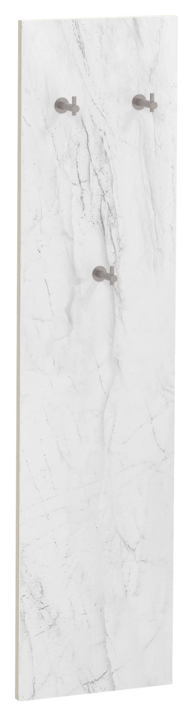 GARDEROBENPANEEL  in 32/128/11,5 cm  - Wildeiche/Weiß, Natur, Glas/Holz (32/128/11,5cm) - Voglauer