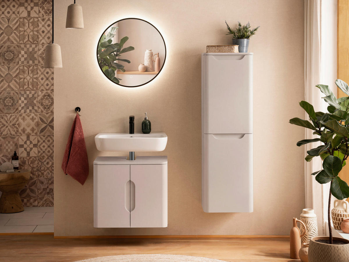 WASCHBECKENUNTERSCHRANK 61/53/35 cm  - Kaschmir, KONVENTIONELL, Holzwerkstoff (61/53/35cm) - Xora