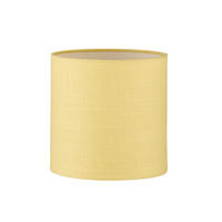 LAMPSKÄRM Modular M 18/18 cm   - vit/gul, Basics, textil (18/18cm) - Fischer & Honsel