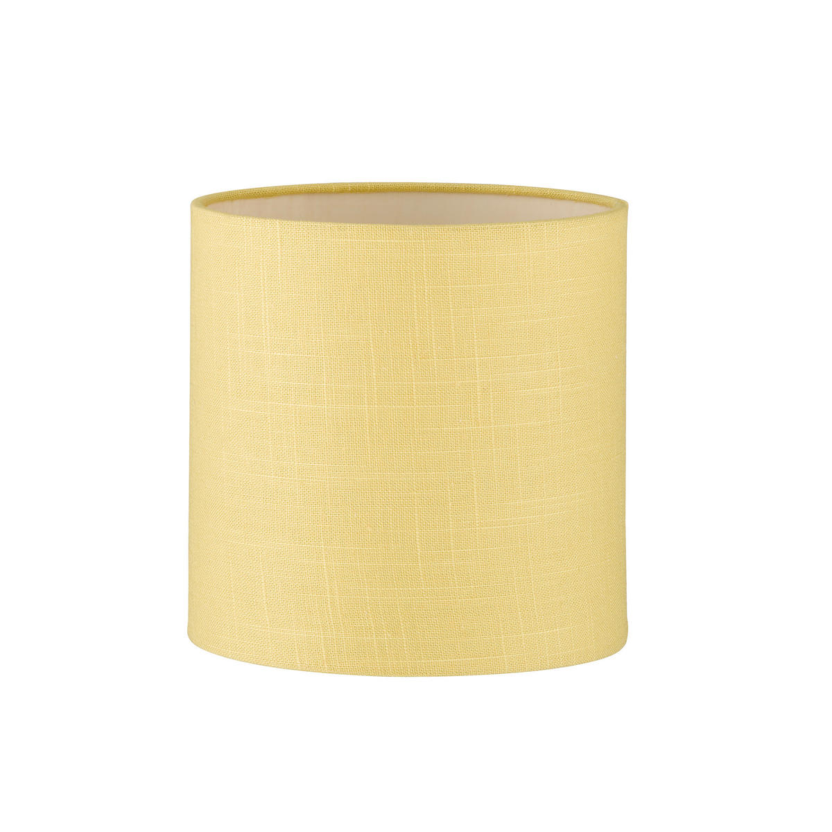 LAMPSKÄRM Modular M 18/18 cm   - vit/gul, Basics, textil (18/18cm) - Fischer & Honsel