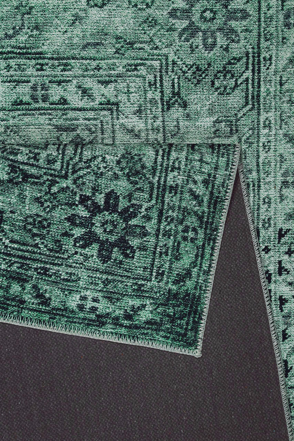 VINTAGE-TEPPICH 140/200 cm 2nd Avenue Dunkelgrau  - Dunkelgrau, LIFESTYLE, Textil (140/200cm) - WECON HOME