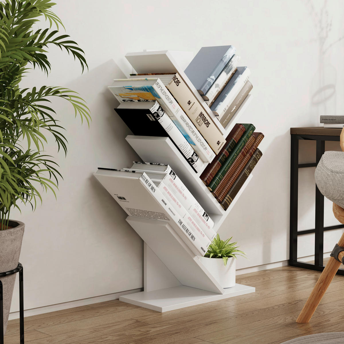 HYLLA i 40/77/20 cm vit  - vit, Design, trämaterial (40/77/20cm) - MID.YOU