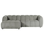 ECKSOFA in Chenille Dunkelgrau  172/272 cm  - Dunkelgrau/Schwarz, KONVENTIONELL, Kunststoff/Textil (172/272cm) - Carryhome