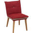 STUHL in Holz, Textil Grau, Rot, Eichefarben - Eichefarben/Rot, KONVENTIONELL, Holz/Textil (54/86/61cm) - Voleo STUHL in Holz, Textil Grau, Rot, Eichefarben - Eichefarben/Rot, KONVENTIONELL, Holz/Textil (54/86/61cm) - Voleo