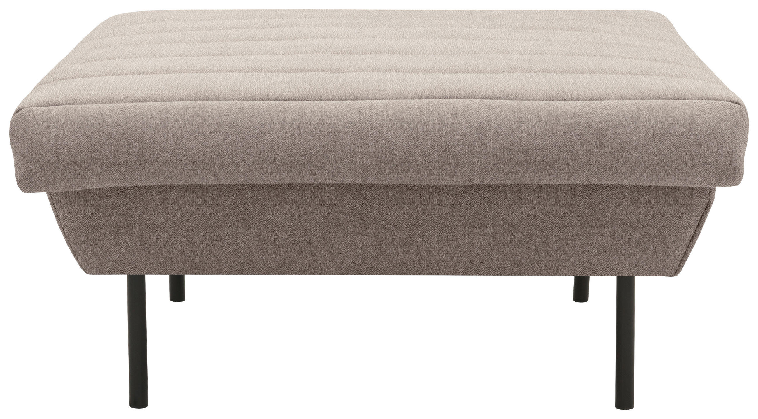HOCKER Braun, Beige  - Beige/Schwarz, Design, Textil/Metall (90/45/105cm) - LOOKS by W.Joop