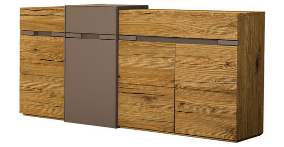 SIDEBOARD Taupe, Wildeiche  180/91/47 cm  - Taupe/Wildeiche, Design, Holz/Holzwerkstoff (180/91/47cm) - Novel
