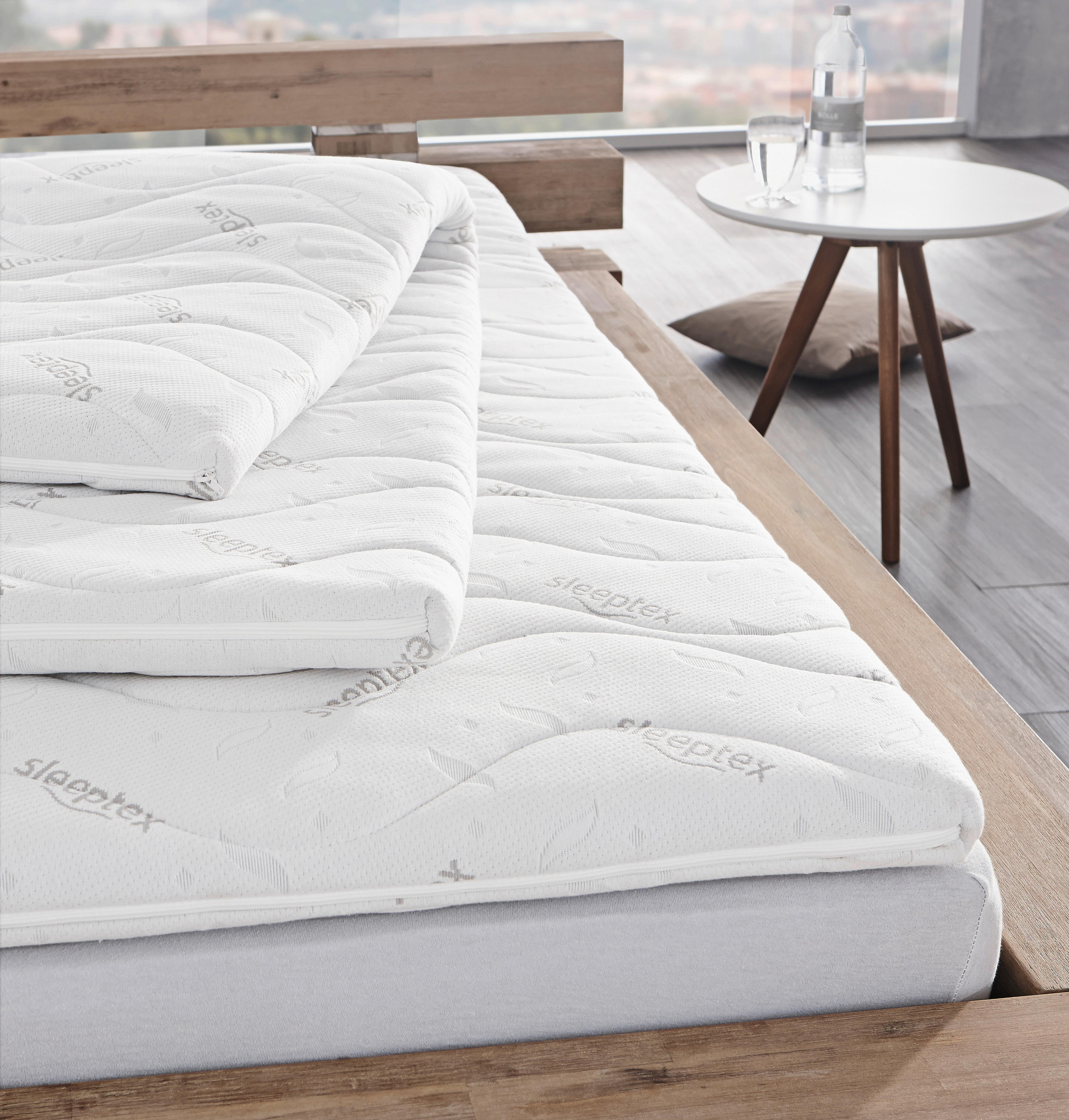VRCHNÍ MATRACE, 90/200 cm - Basics, textil (90/200cm) - Sleeptex