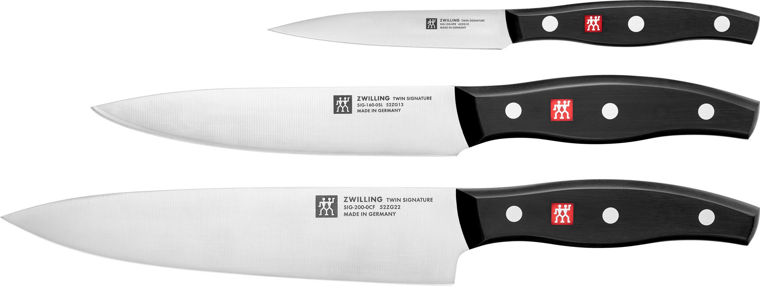 Zwilling Messerset Signature Schwarz