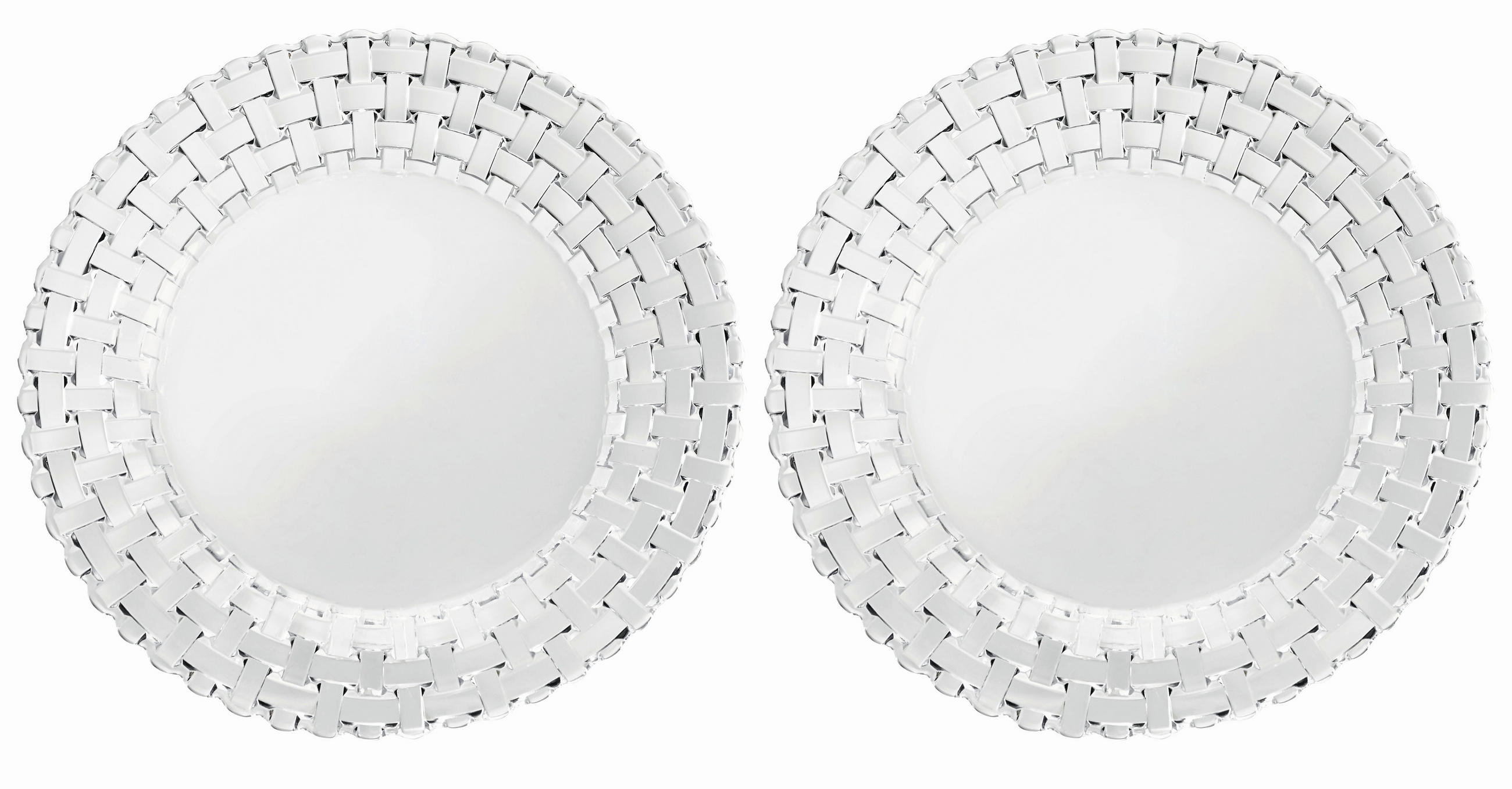 PLATZTELLER 32 cm 2-teilig  - Klar, Basics, Glas (32cm) - Nachtmann