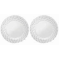 PLATZTELLER 32 cm 2-teilig  - Klar, Basics, Glas (32cm) - Nachtmann