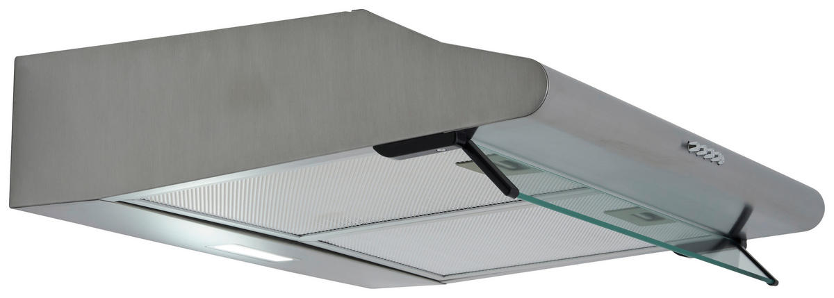 DUNSTABZUGSHAUBE CH1259IXCN  - Edelstahlfarben, Trend, Glas/Metall (60/13/50cm) - Respekta