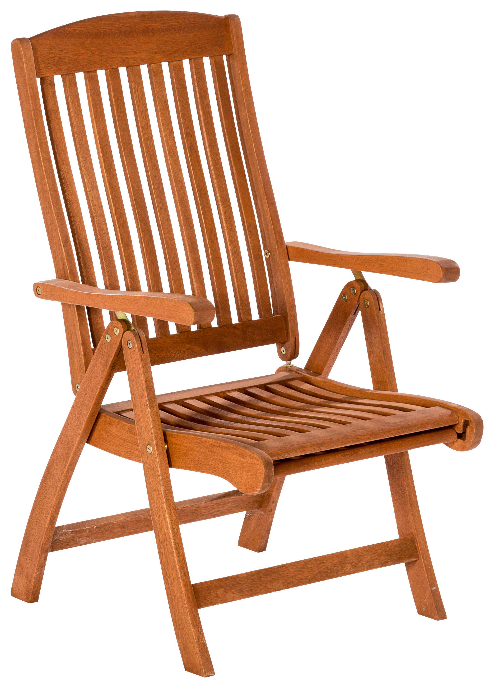 GARTENKLAPPSESSEL Eukalyptusholz Naturfarben  - Naturfarben, KONVENTIONELL, Holz (57,5/107/118cm) - Gardenson