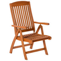 GARTENKLAPPSESSEL in Holz Naturfarben  - Naturfarben, KONVENTIONELL, Holz (57,5/107/118cm) - Gardenson