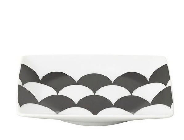 OKRASNA SKLEDA  Home Monochrome    11.4/11.4/1.7 cm         - črna/bela, Basics, keramika (11.4/11.4/1.7cm) - Rosenthal