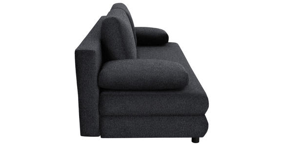 SCHLAFSOFA Taras  mit Stoffauswahl Webstoff Dunkelgrau  - Dunkelgrau/Schwarz, Design, Kunststoff/Textil (197/77/81cm) - Xora