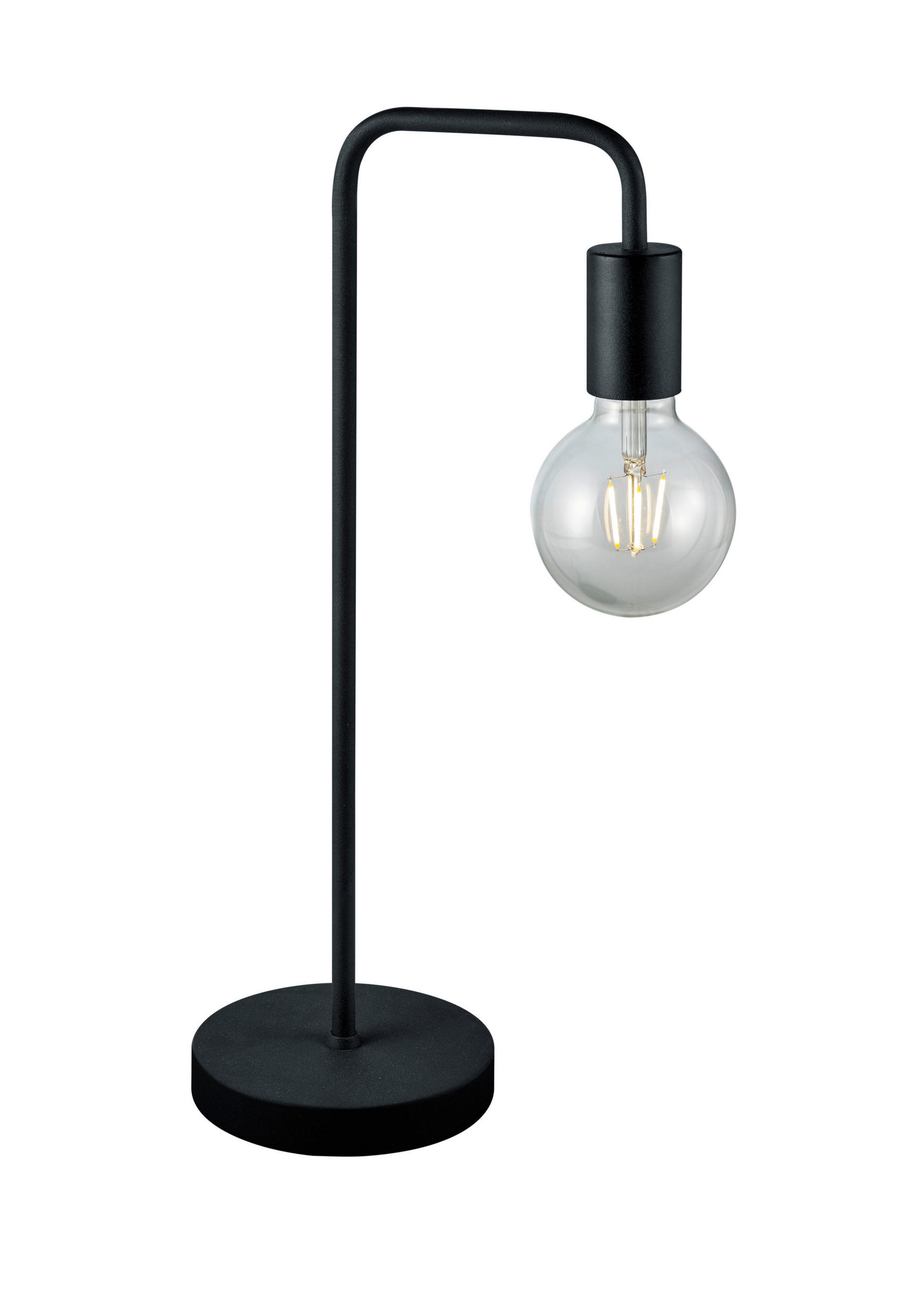 TISCHLEUCHTE Diallo   - Schwarz, Basics, Metall (51/15/23,5cm) - Trio Leuchten