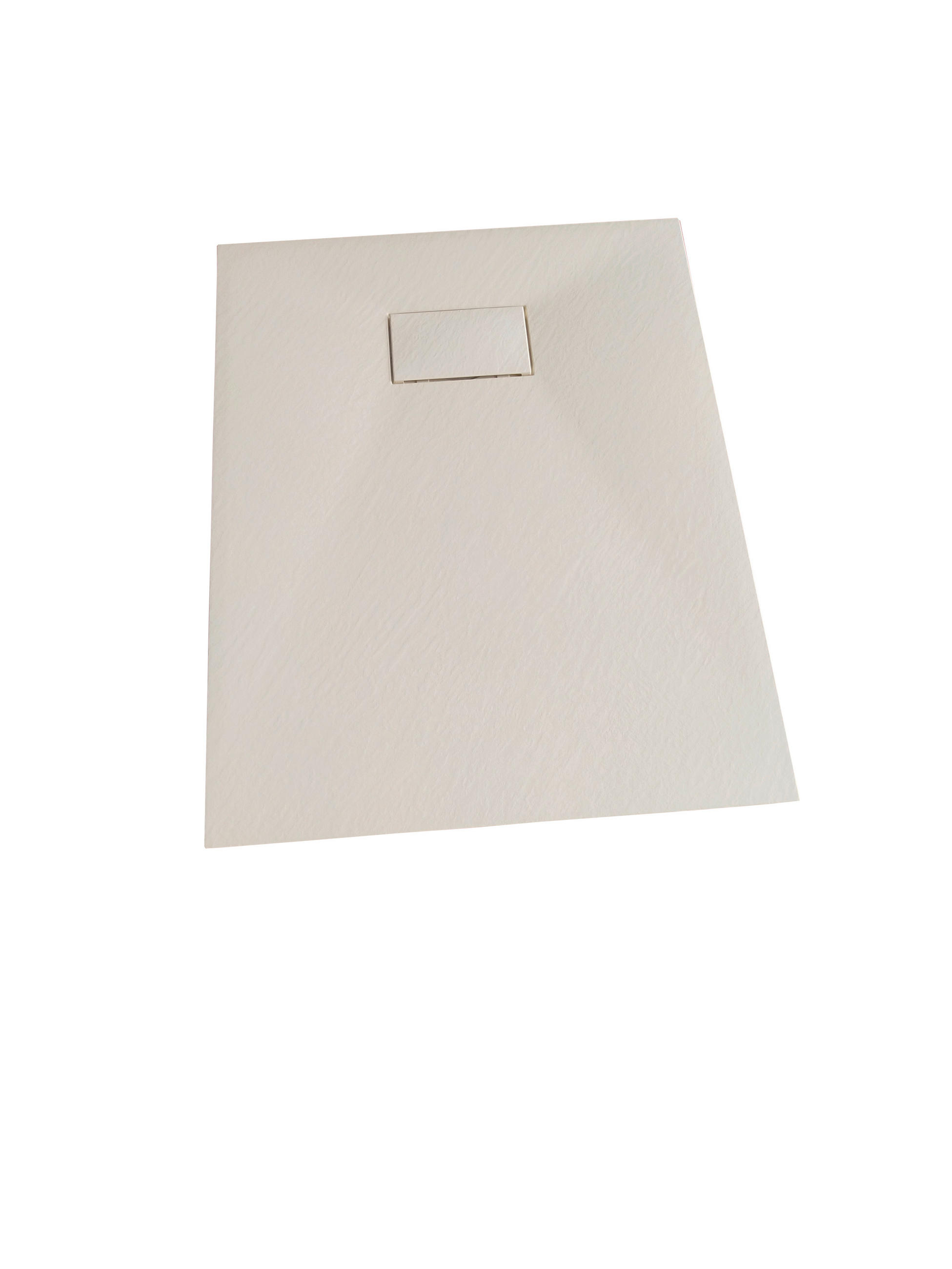 DUSCHTASSE Weiß  Antirutschbeschichtung  - Weiß, Basics, Kunststoff (100/80/2,6cm)