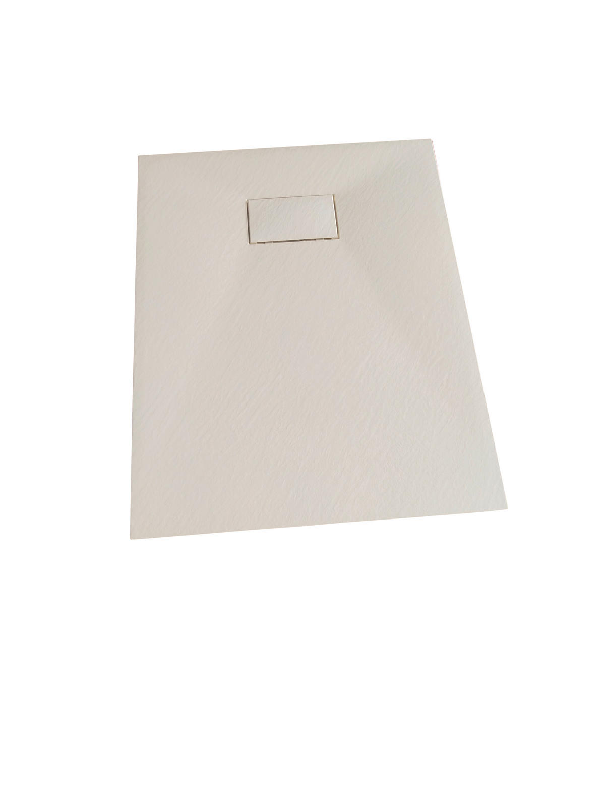 DUSCHTASSE Weiß  Antirutschbeschichtung  - Weiß, Basics, Kunststoff (100/80/2,6cm)