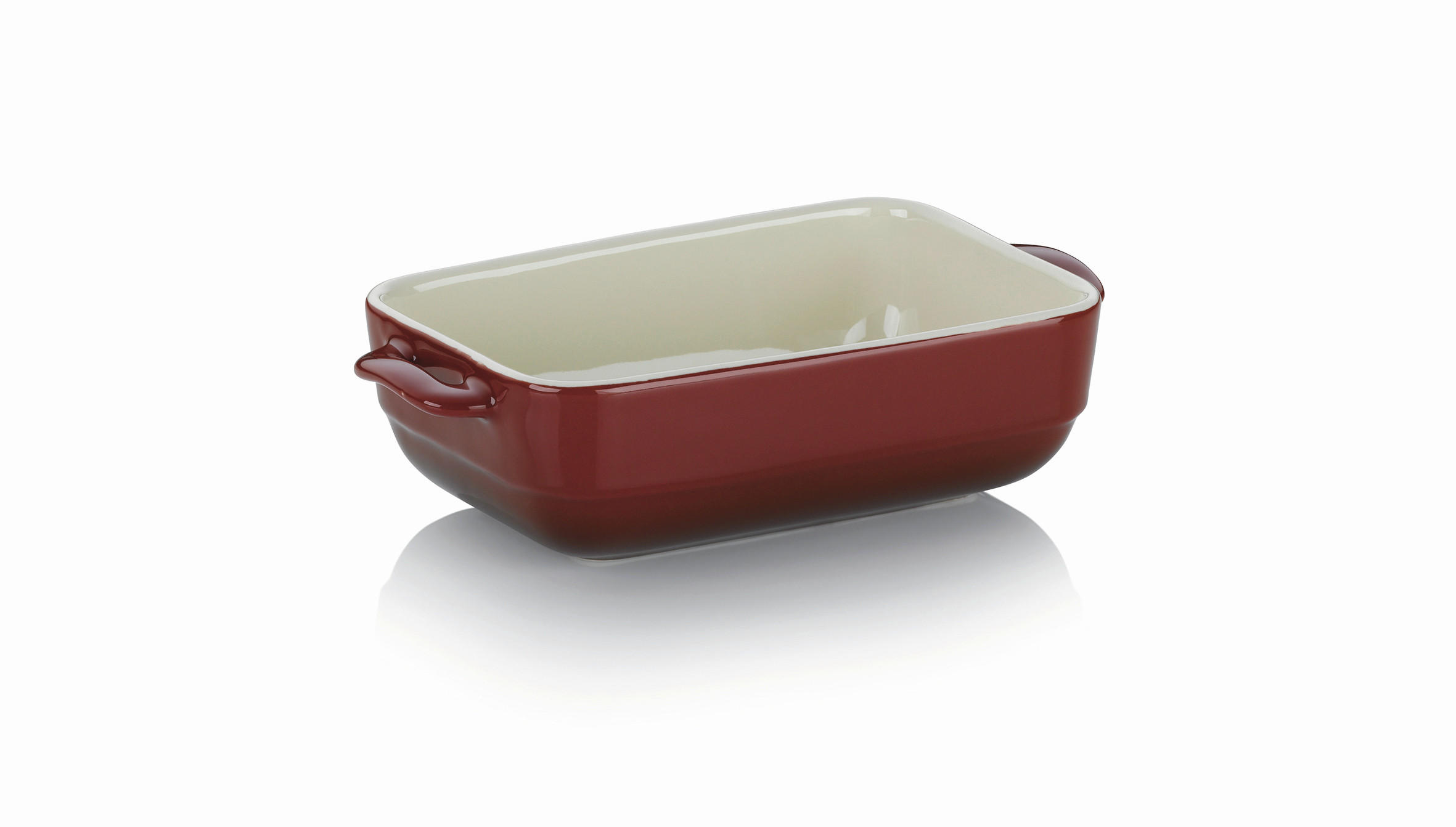 POSUDA ZA RERNU   22,5/12,5/6 cm         - crvena, Osnovno, keramika (22,5/12,5/6cm) - Kela