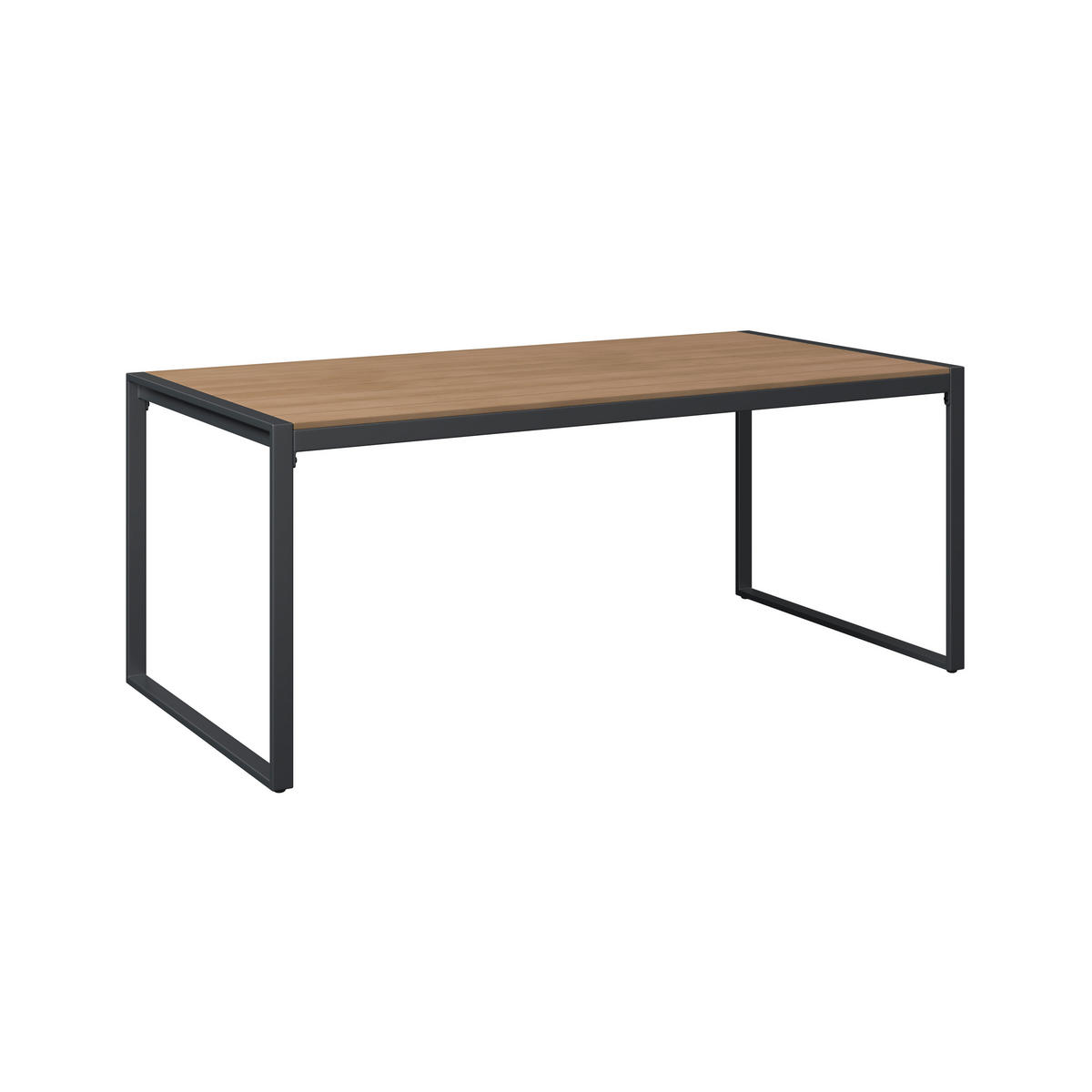 LOUNGEGARNITUR 4-teilig   120/81/80 cm Eisen  - Anthrazit/Naturfarben, Basics, Kunststoff/Textil (120/81/80cm) - Ambia Garden