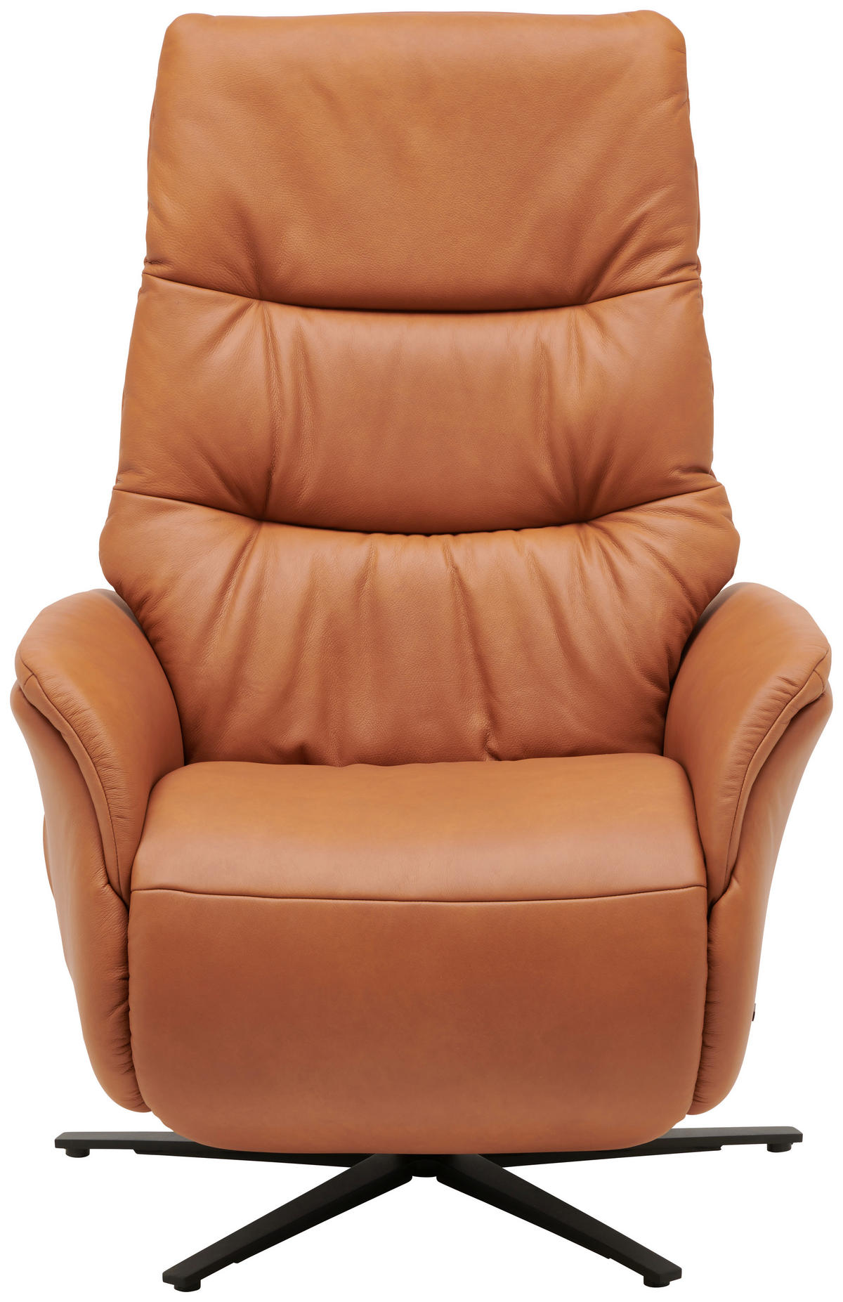 MASSAGESESSEL in Cognac  - Cognac/Anthrazit, Konventionell, Leder/Metall (74/114/97cm) - Himolla