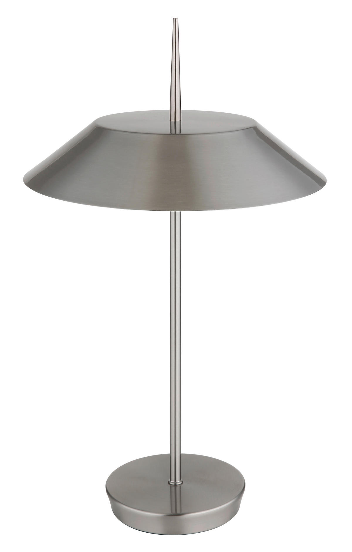 TISCHLEUCHTE 30/52 cm   - Nickelfarben, Basics, Metall (30/52cm) - Globo