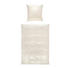 BETTWÄSCHE Jacquard Creme 135/200 cm - Creme, Textil (135/200cm)
