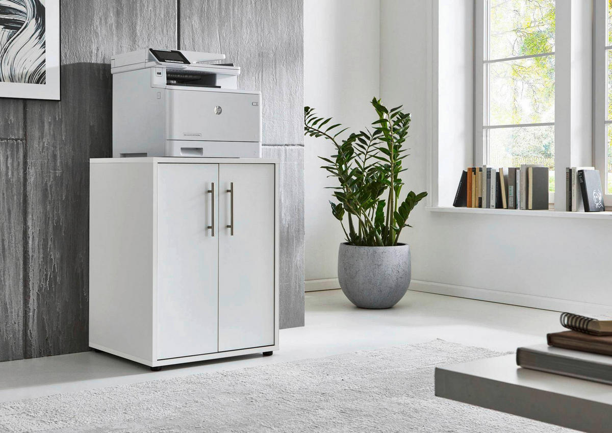 AKTENSCHRANK Weiß  - Weiß, MODERN, Holzwerkstoff (54/74/50cm) - MID.YOU