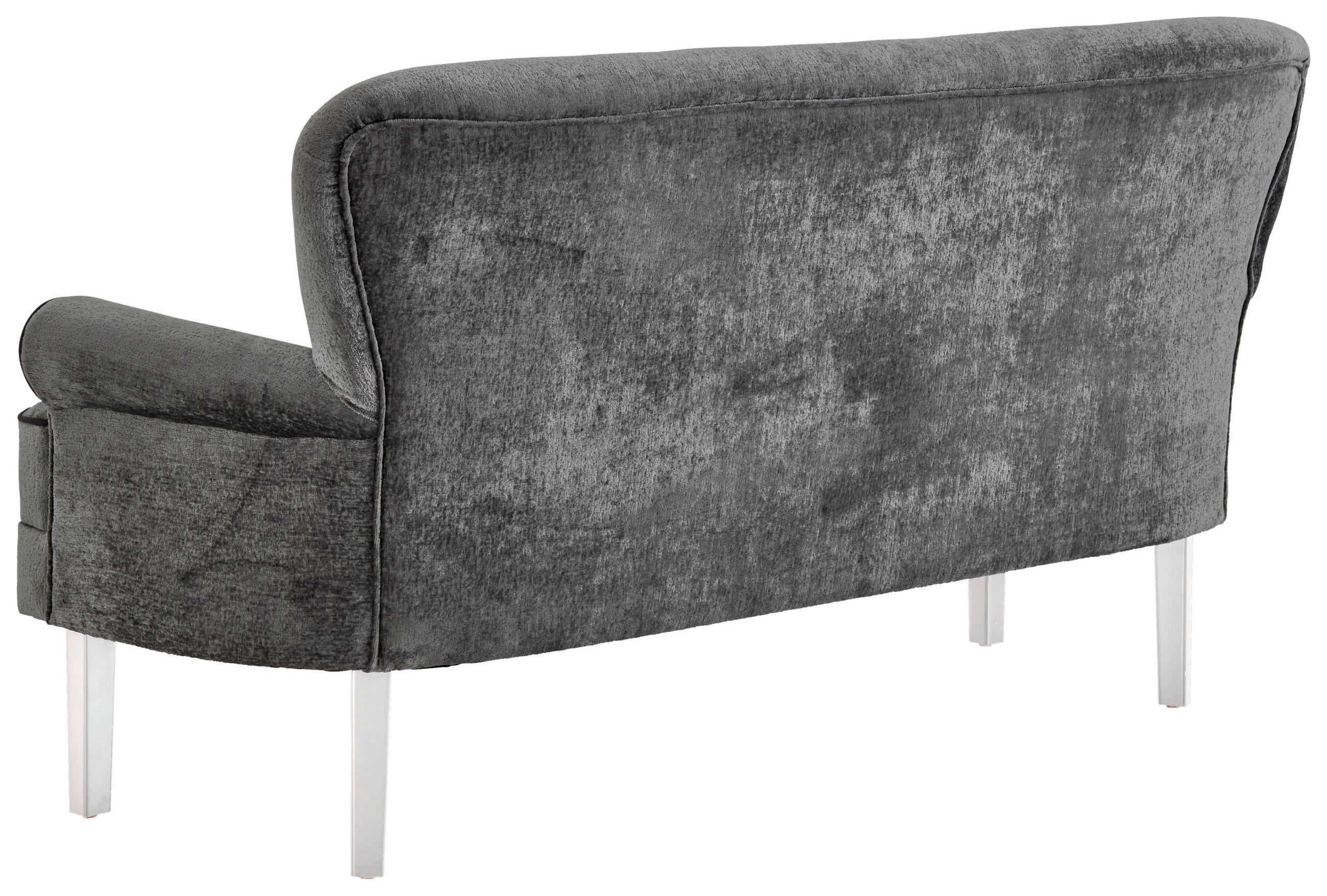 SITZBANK in Holz, Textil Grau  - Weiss/Grau, Lifestyle, Holz/Textil (180/91/75cm) - Valdera
