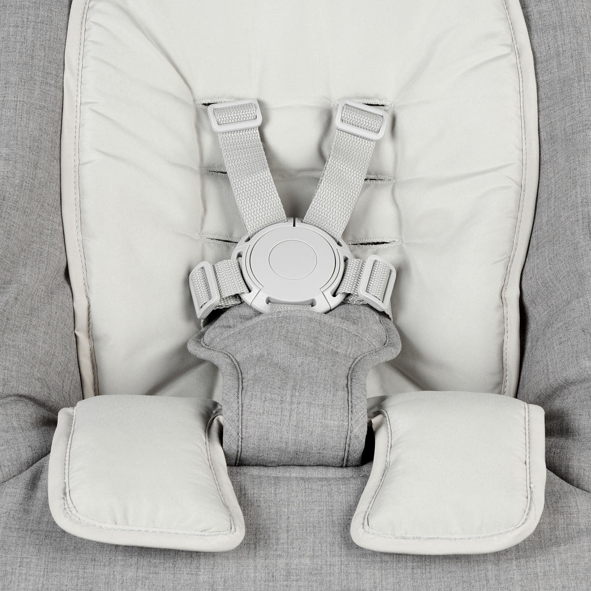 SCHAUKELWIPPE Grau   - Grau, Basics, Kunststoff/Textil (66/45/48-58cm) - My Baby Lou