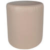TABURE KOCKA, umetna masa, karton, leseni material  - bež, Moderno, umetna masa/karton (40/40/40cm) - Carryhome