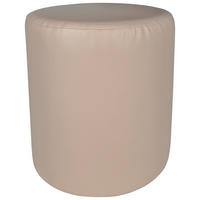 TABURE KOCKA, umetna masa, karton, leseni material  - bež, Moderno, umetna masa/karton (40/40/40cm) - Carryhome