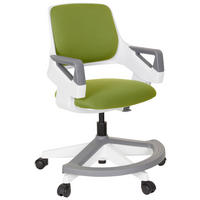 OTOČNÁ ŽIDLE PRO MLÁDEŽ, olivově zelená - šedá/bílá, Moderní, textil/plast (53/80 - 93/60cm) - MID.YOU