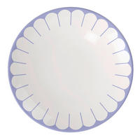 FRÜHSTÜCKSTELLER Weiß, Hellblau Fleur Bleu  - Weiß/Hellblau, MODERN, Keramik (21/2,5cm) - Villeroy & Boch