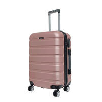 REISEKOFFER Roségold  - Roségold, LIFESTYLE, Kunststoff/Metall (41/66/26cm) - Novel