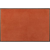FUSSMATTE  60/90 cm  Rot  Uni  - Rot, KONVENTIONELL, Kunststoff/Textil (60/90cm) - wash+dry