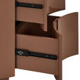 NACHTSCHRANK 52/50,5/44 cm  - Braun, Design, Holzwerkstoff (52/50,5/44cm) - Novel
