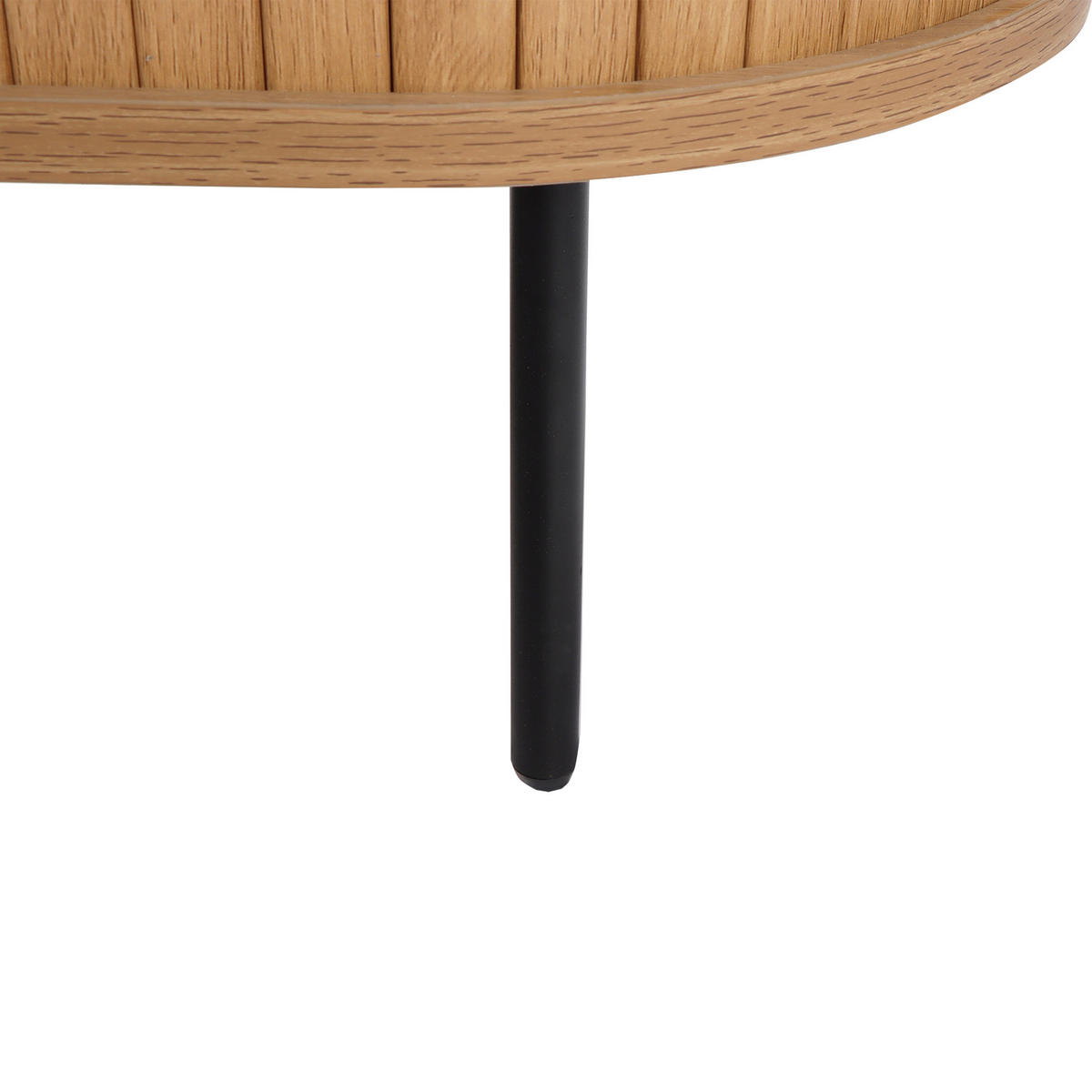 SIDEBOARD  140/76/40 cm  - Eichefarben/Schwarz, Lifestyle, Holz/Holzwerkstoff (140/76/40cm) - Lomoco