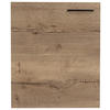 KÜCHENSCHRANKFRONT 60/72/1,9 cm  in Eiche dunkel  - Eiche dunkel/Schwarz, MODERN, Holzwerkstoff/Metall (60/72/1,9cm) - Nobilia