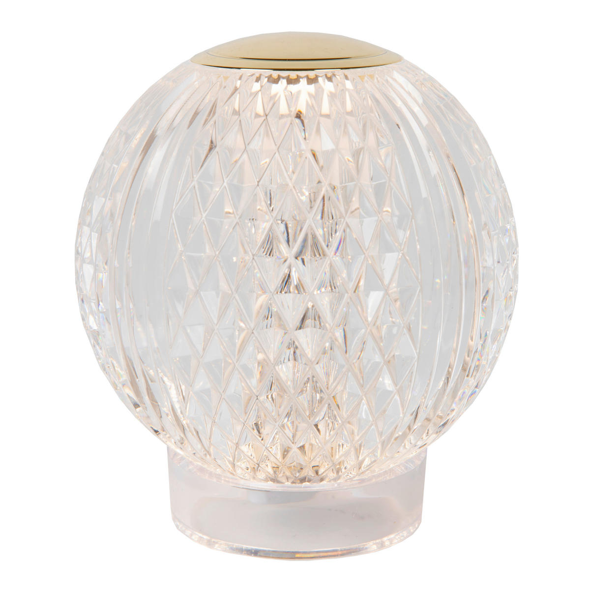 NAMIZNA LED-SVETILKA  Cintra   11/11/10.5 cm          - barve medenine/prosojno, Romantika, umetna masa (11/11/10.5cm)