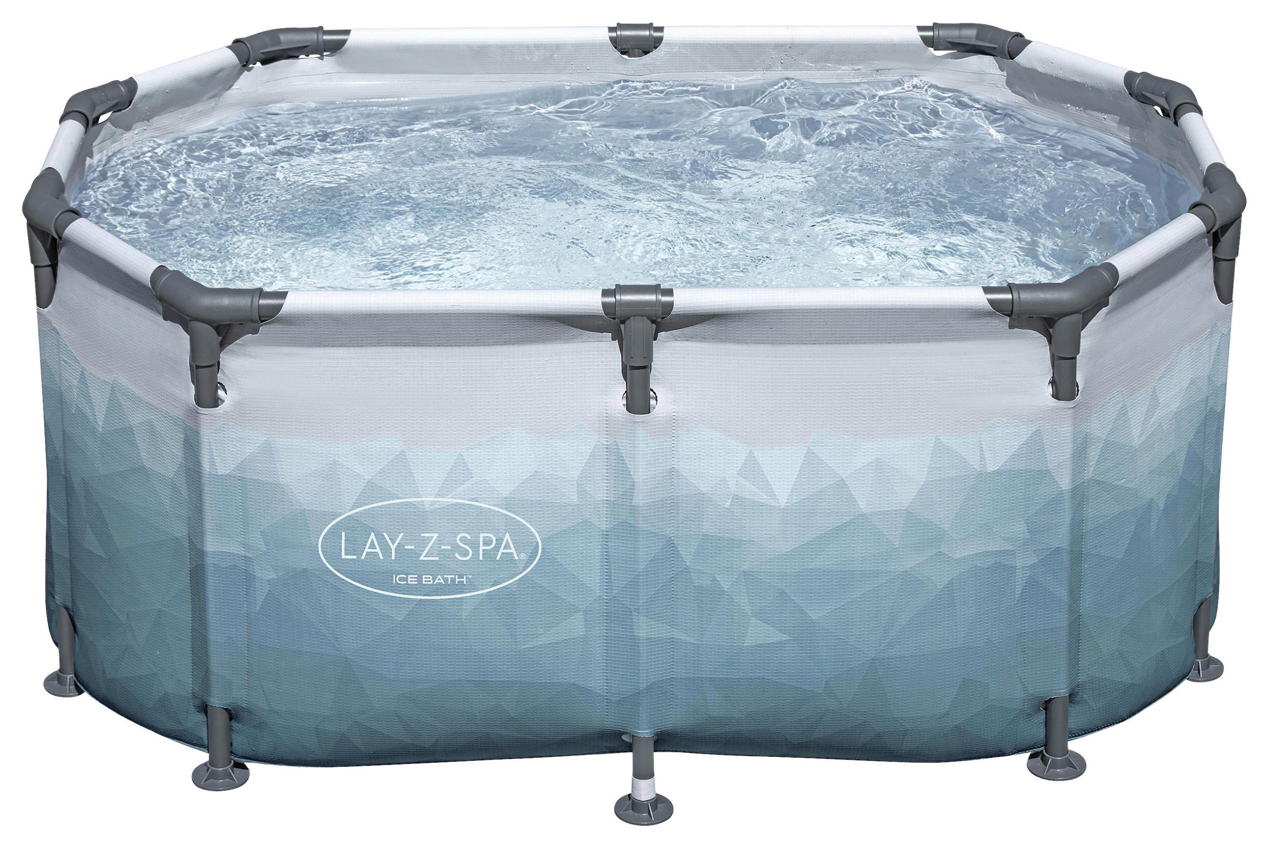 BADEFASS  - Hellblau, KONVENTIONELL, Kunststoff/Metall (150/90/65cm) - Bestway