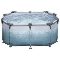 BADEFASS  - Hellblau, KONVENTIONELL, Kunststoff/Metall (150/90/65cm) - Bestway