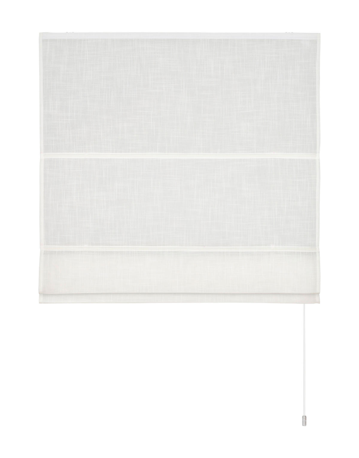 RAFFROLLO  halbtransparent   120/160 cm   - Creme, Basics, Textil (120/160cm) - Homeware
