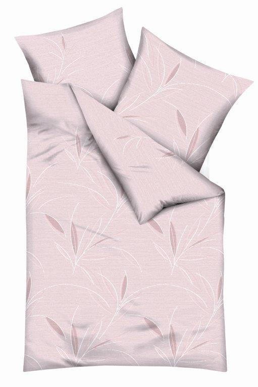 POSTELJNINA Organic 140/200 cm bombažni flanel rožnato zlata  - rožnato zlata, Basics, tekstil (140/200cm) - Kaeppel