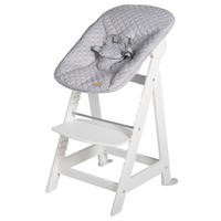 HOCHSTUHL roba Style BornUp Grau, Silberfarben, Weiß Grau/Weiß  - Silberfarben/Weiß, Basics, Holzwerkstoff/Textil (52/94/66,5cm) - Roba